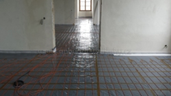 Anhydritová podlaha - elektrické podlahové topení