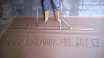 nivelace anhydritové podlahy